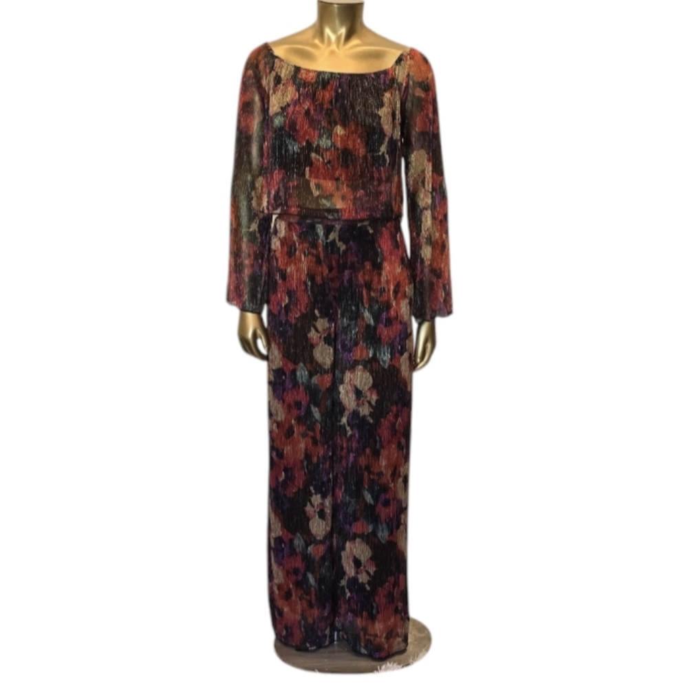 Chic Floral Two-Piece Set